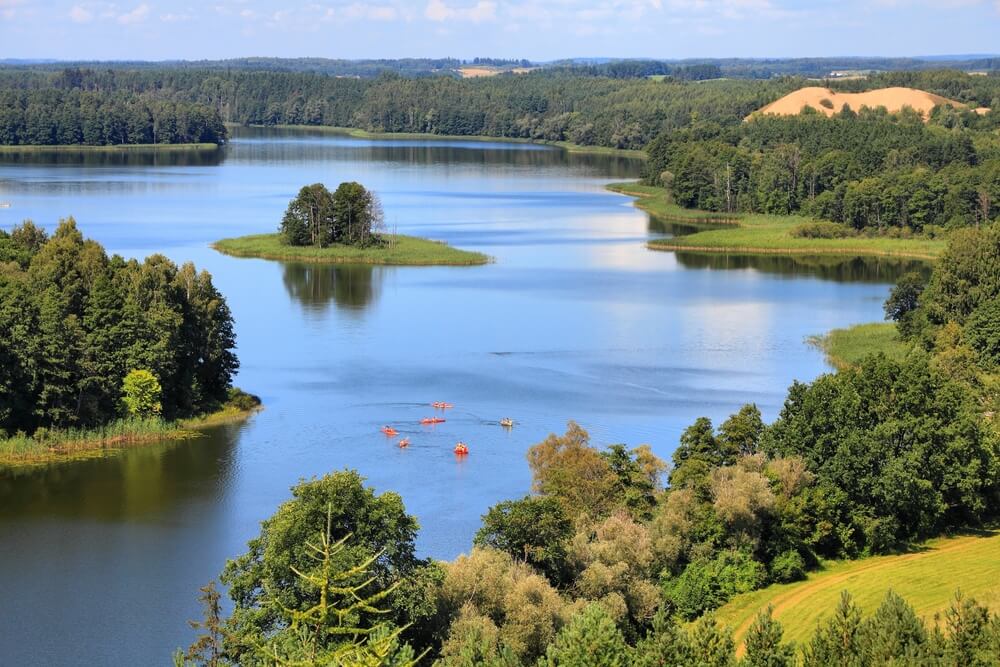 jezioro na mazurach
